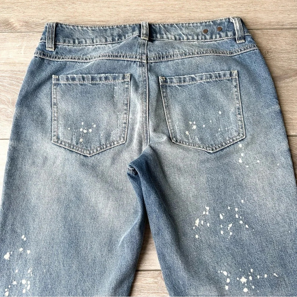 Cabi The Maverick Boyfriend Jeans in Super Destructed Wash Blue - Picture 15 of 16